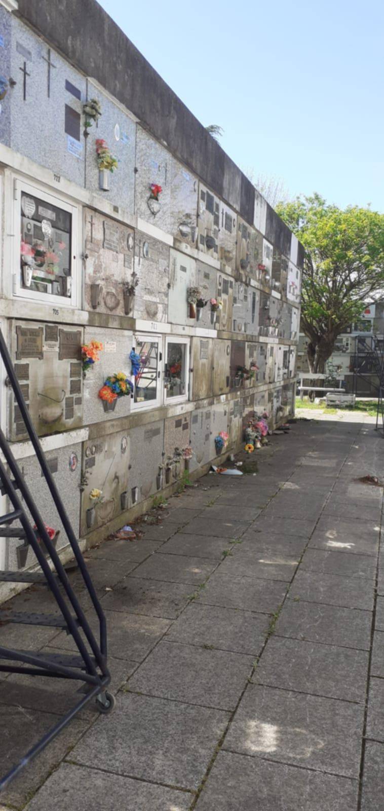 Otra denuncia por faltante de placas en el Cementerio