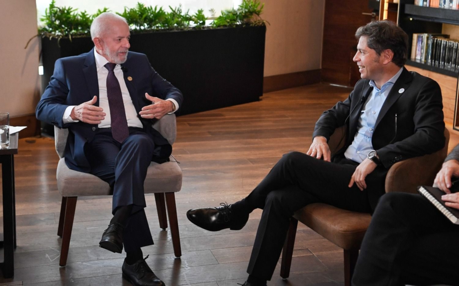 Axel Kicillof se reunió con el presidente de Brasil Lula da Silva
