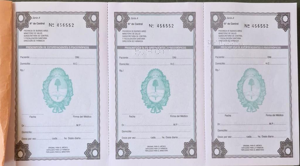 Médicos denuncian que falta papel para las recetas de psicotrópicos