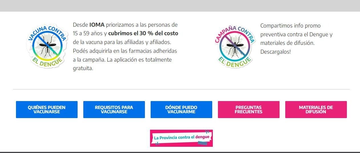 Quiénes pueden vacunarse contra el dengue en la Provincia: requisitos, preguntas y más