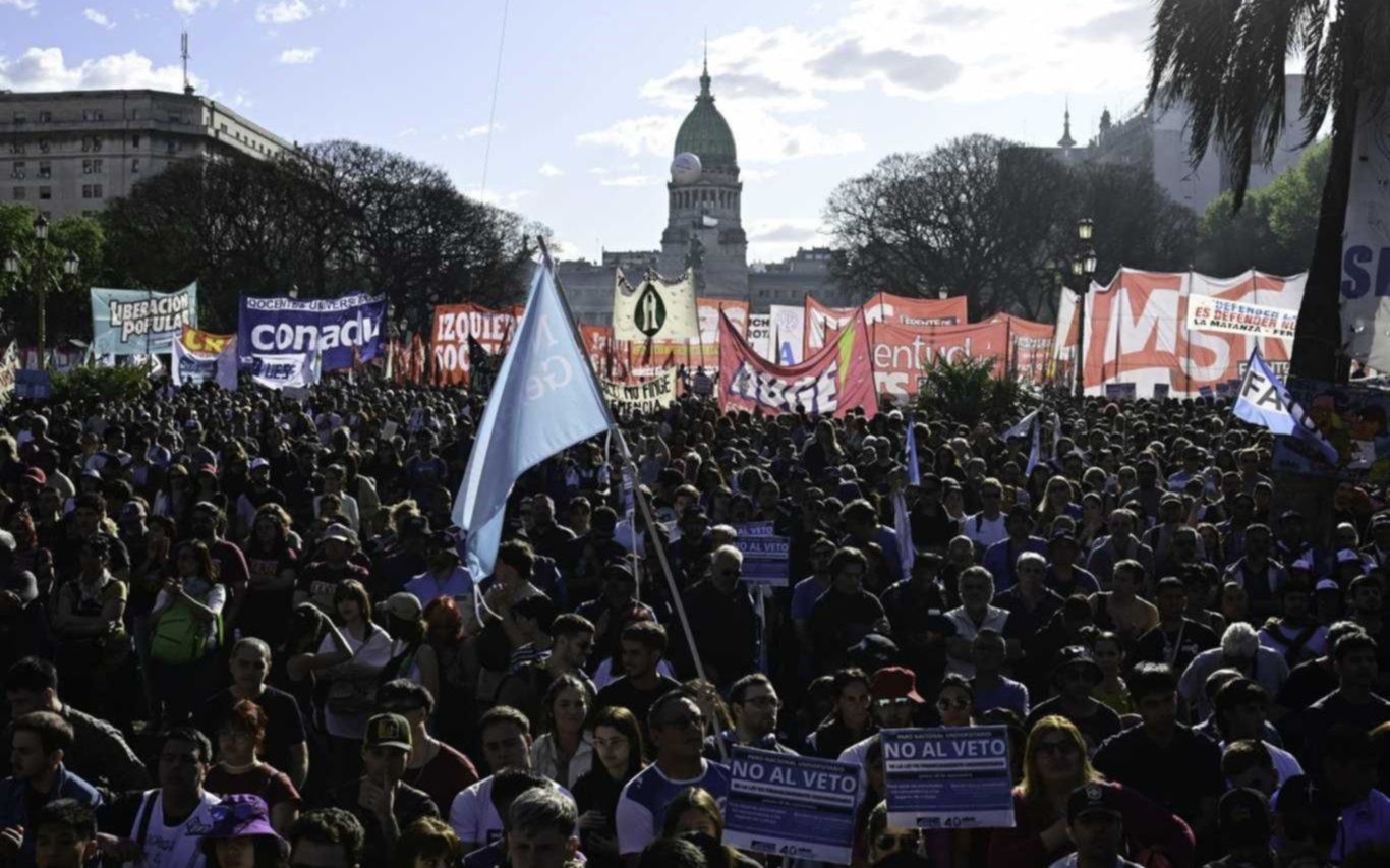 "La universidad pública lucha por su supervivencia": el texto del documento de la Marcha Federal Universitaria