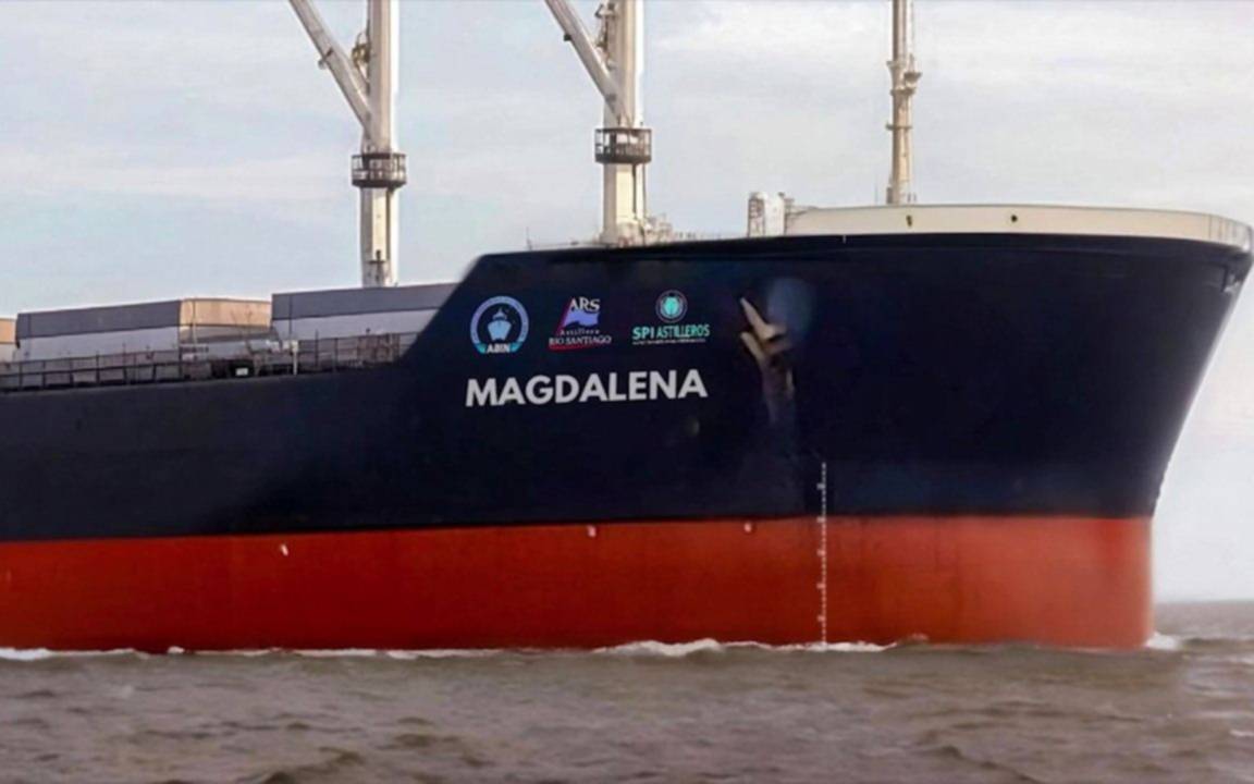 El Astillero Río Santiago presentó el proyecto para construir el buque granelero "Clase Magdalena”