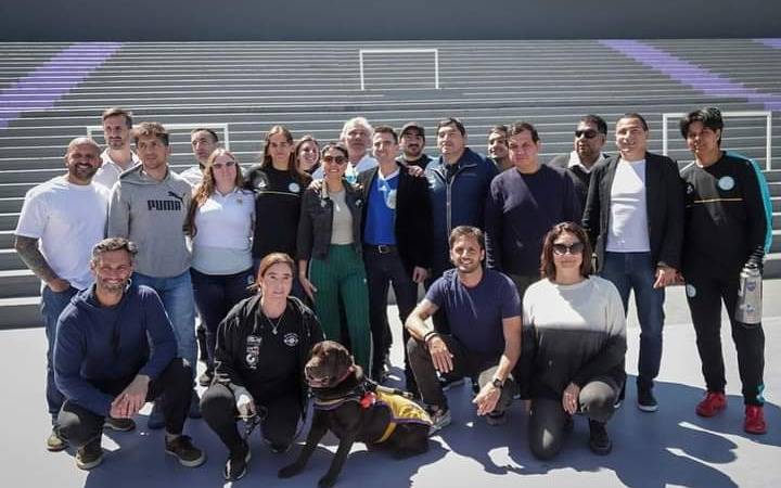 Mayra Mendoza se reúne con referentes del deporte para ciegos en Quilmes