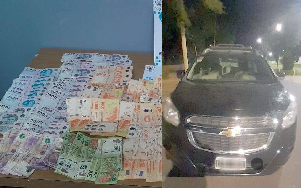 La Plata: persecución, una camioneta robada y más de medio millón en efectivo