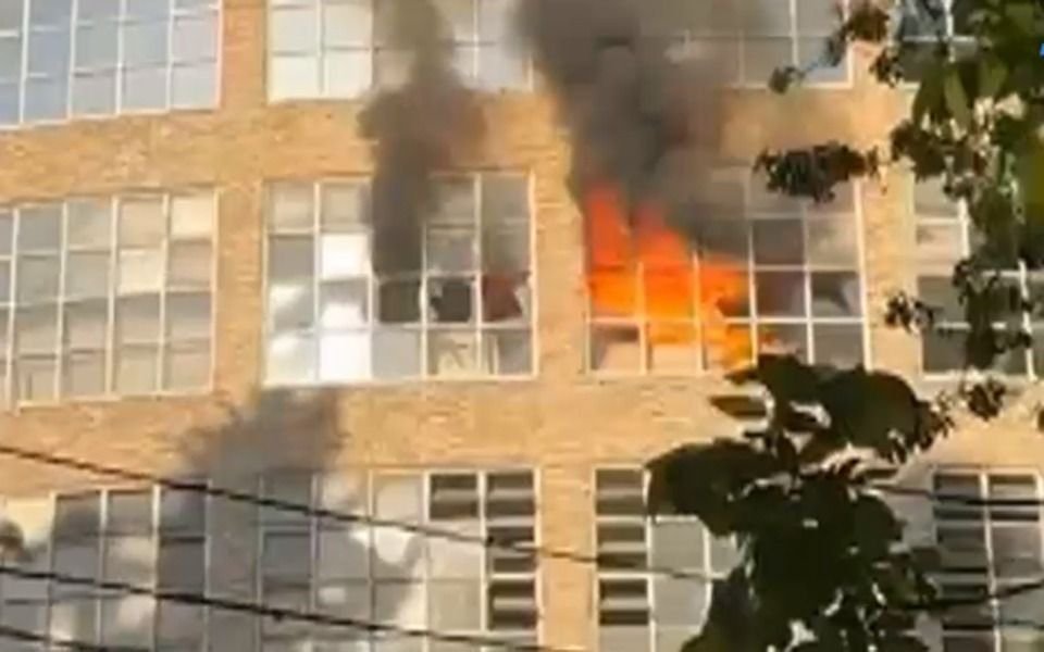 Se incendió la sede central de Automóvil Club Argentino