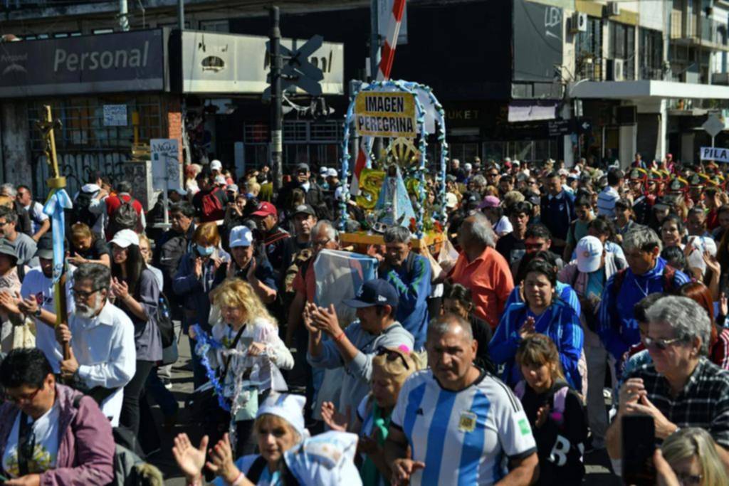 Peregrinación a Luján: miles de fieles en su 50º edición