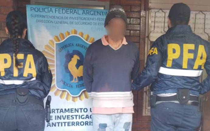 Detuvieron a un sospechoso tras haber amenazado a Javier Milei en Rosario