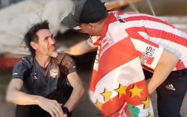 Eduardo Domínguez y Enzo Pérez hicieron la peregrinación a Luján 