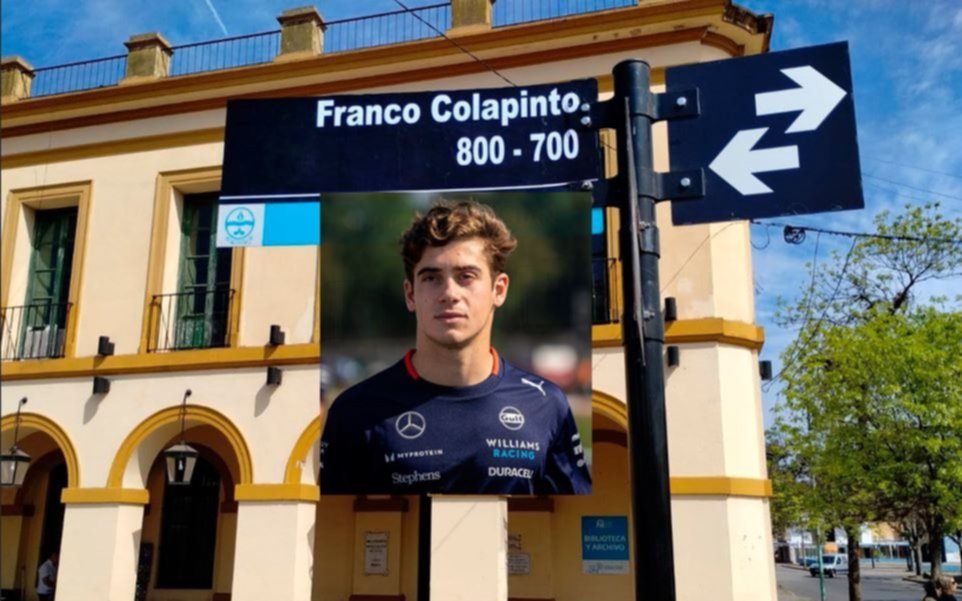 Franco Colapinto tendrá su calle en una localidad bonaerense