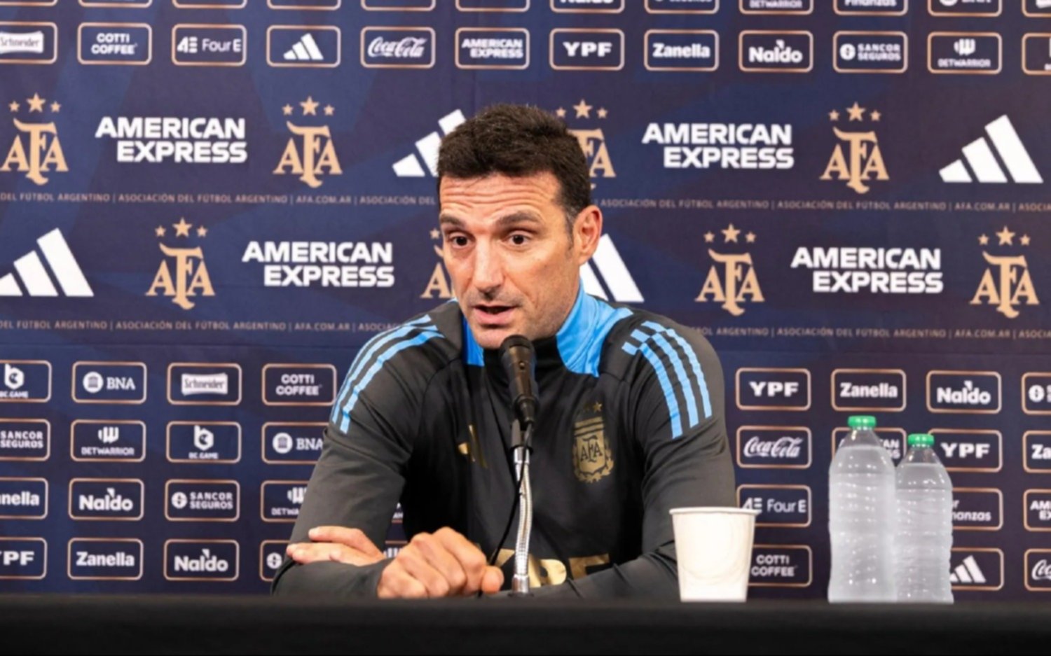 Lionel Scaloni, preocupado por el huracán previo al partido de la Selección Argentina: “No se puede”