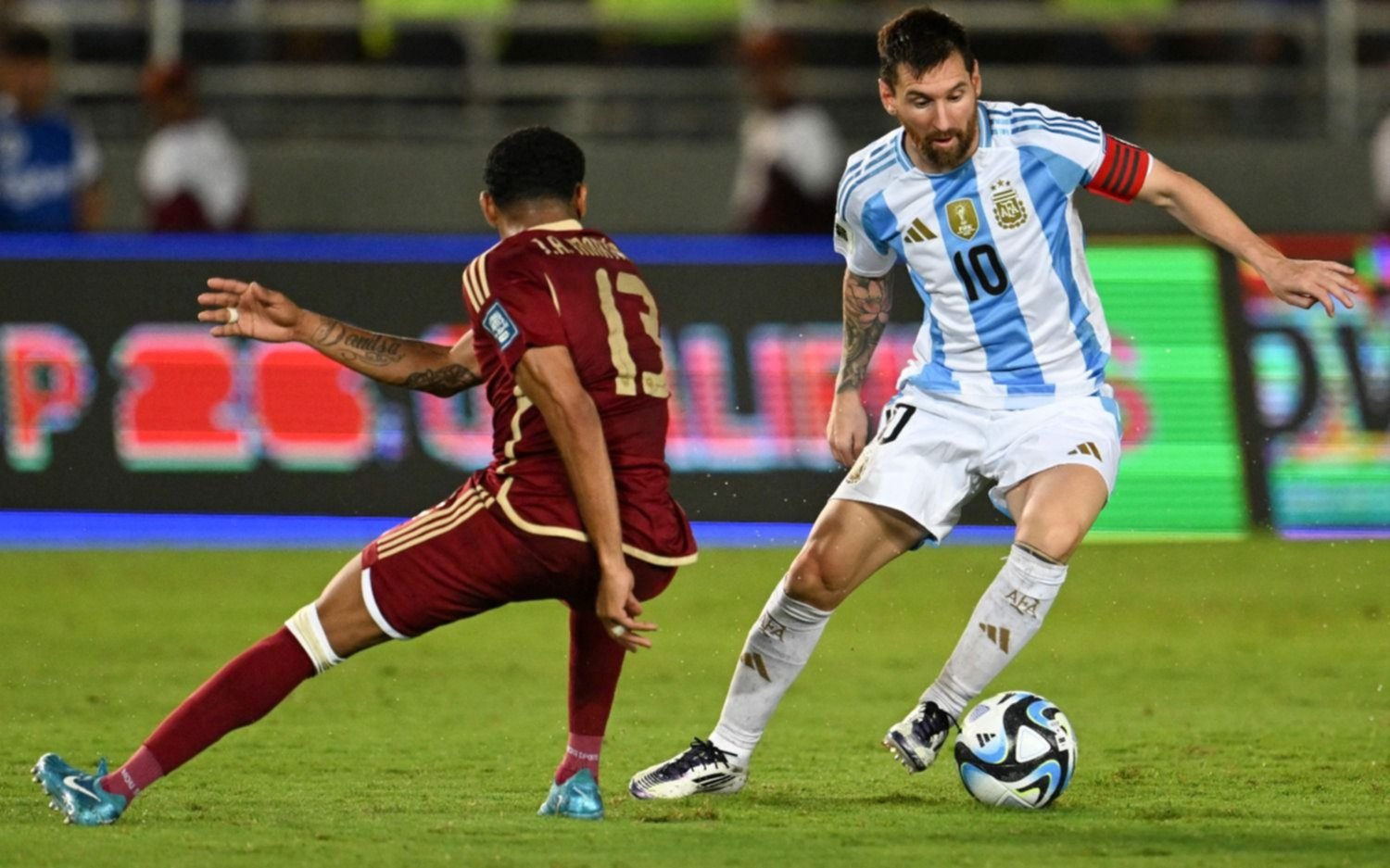 Argentina no pudo sostener la ventaja y empató 1 a 1 con Venezuela por las Eliminatorias al Mundial 2026