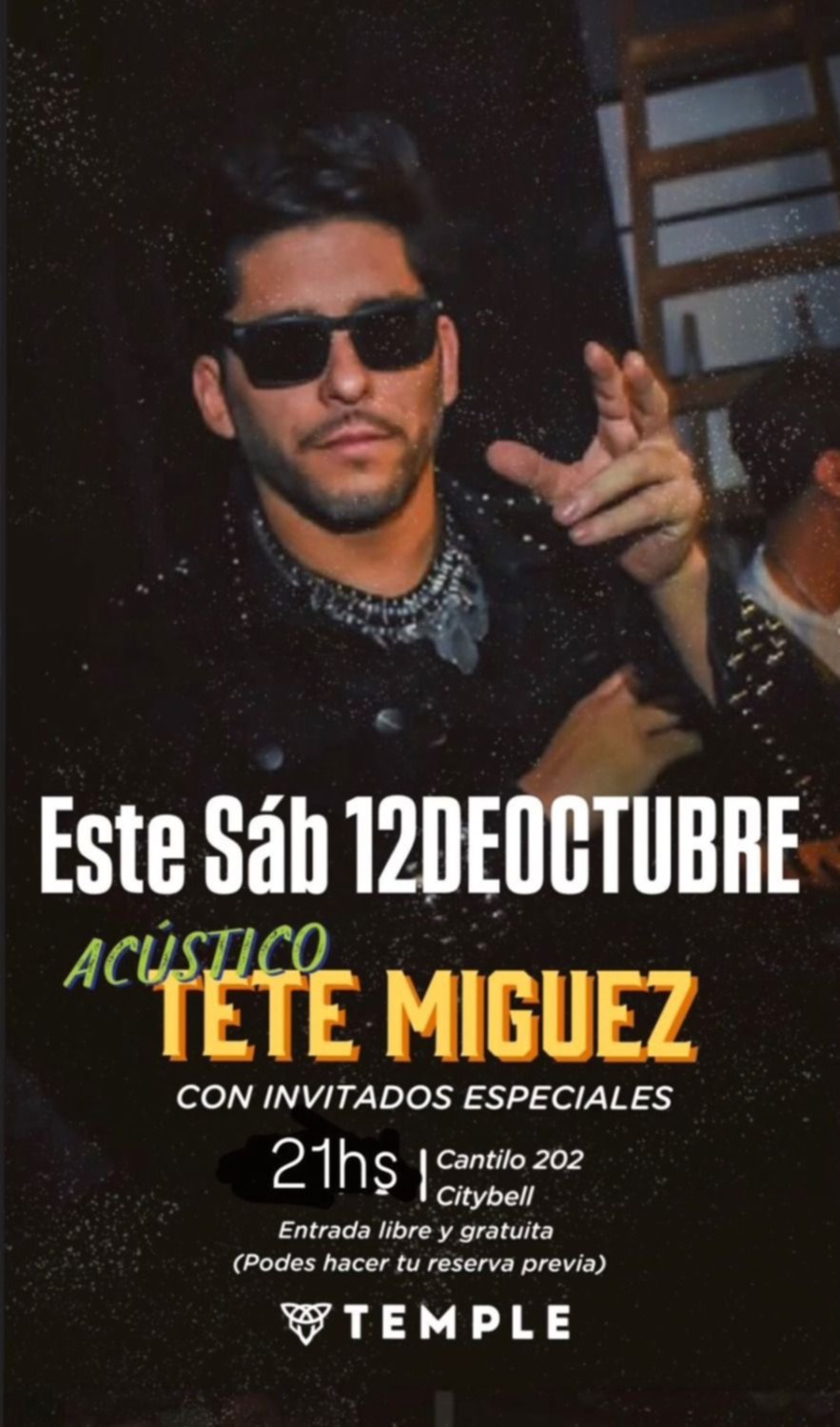 Teté Miguez se presentará este sábado con un show acústico en City Bell