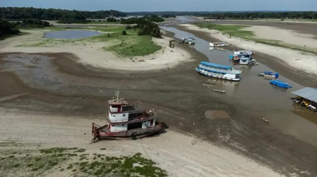 Se seca el Amazonas: culpan al cambio climático