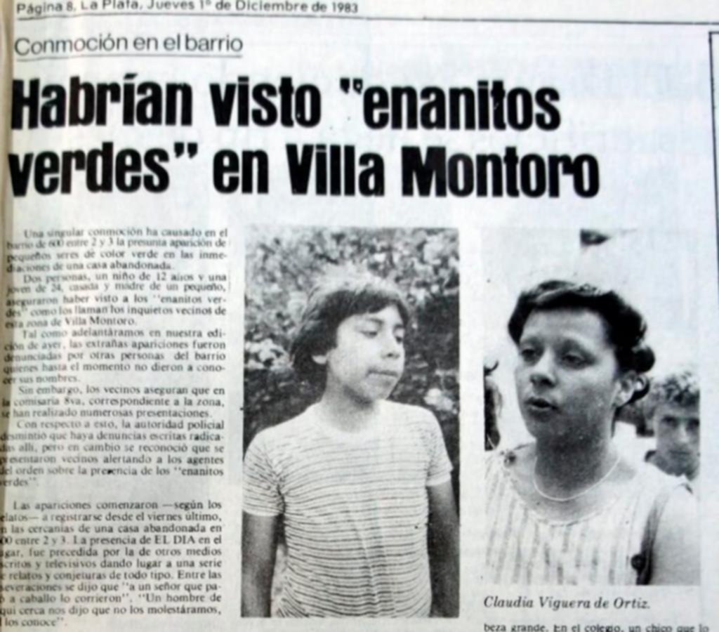 Los “enanitos verdes” y el paso de De Zer por la Ciudad