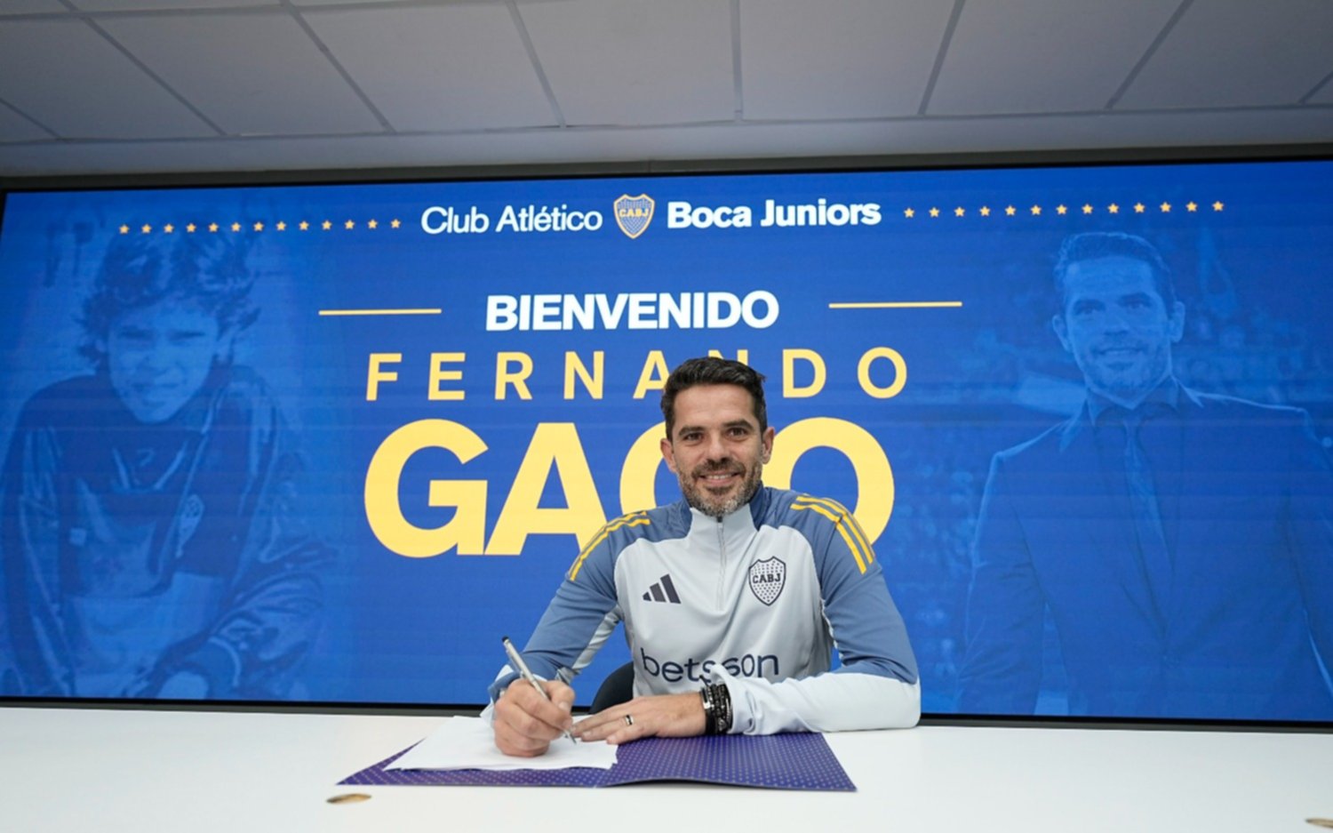 Fernando Gago en su presentación como DT de Boca: "Vuelvo a casa"
