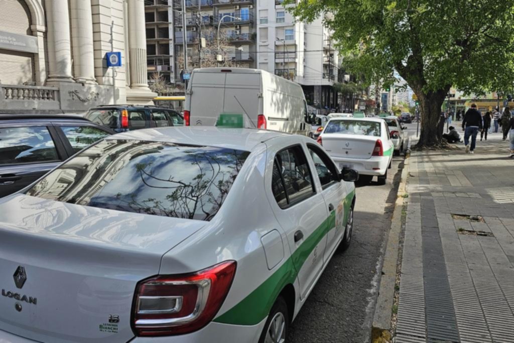 Ante la crisis, los taxistas platenses se movilizan para pedir alimentos