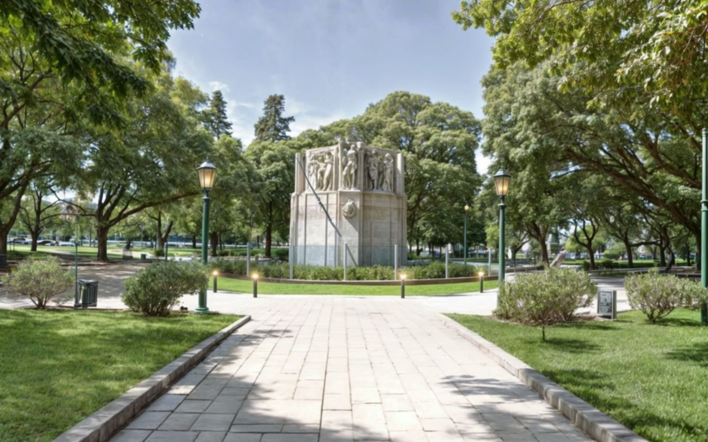 La Plata: Alak anunciaron el inicio de la obra de reconstrucción de Plaza Rocha