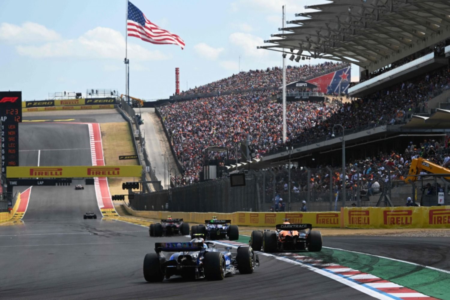 Franco Colapinto quedó 12º en la carrera Sprint del GP de Estados Unidos