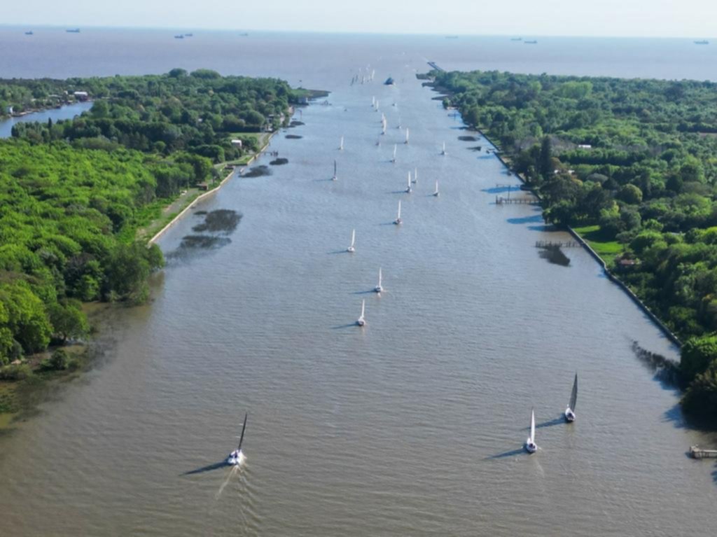 Se corrió la regata local por el Canal Magdalena