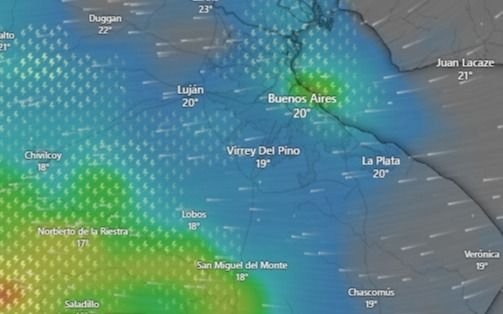 Más de la mitad de la provincia de Buenos Aires está en alerta “naranja” por tormentas “severas”