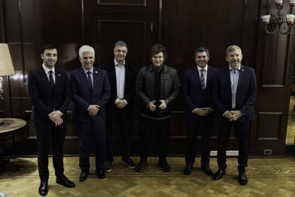 Milei discutió con gobernadores de JxC el Presupuesto 2025