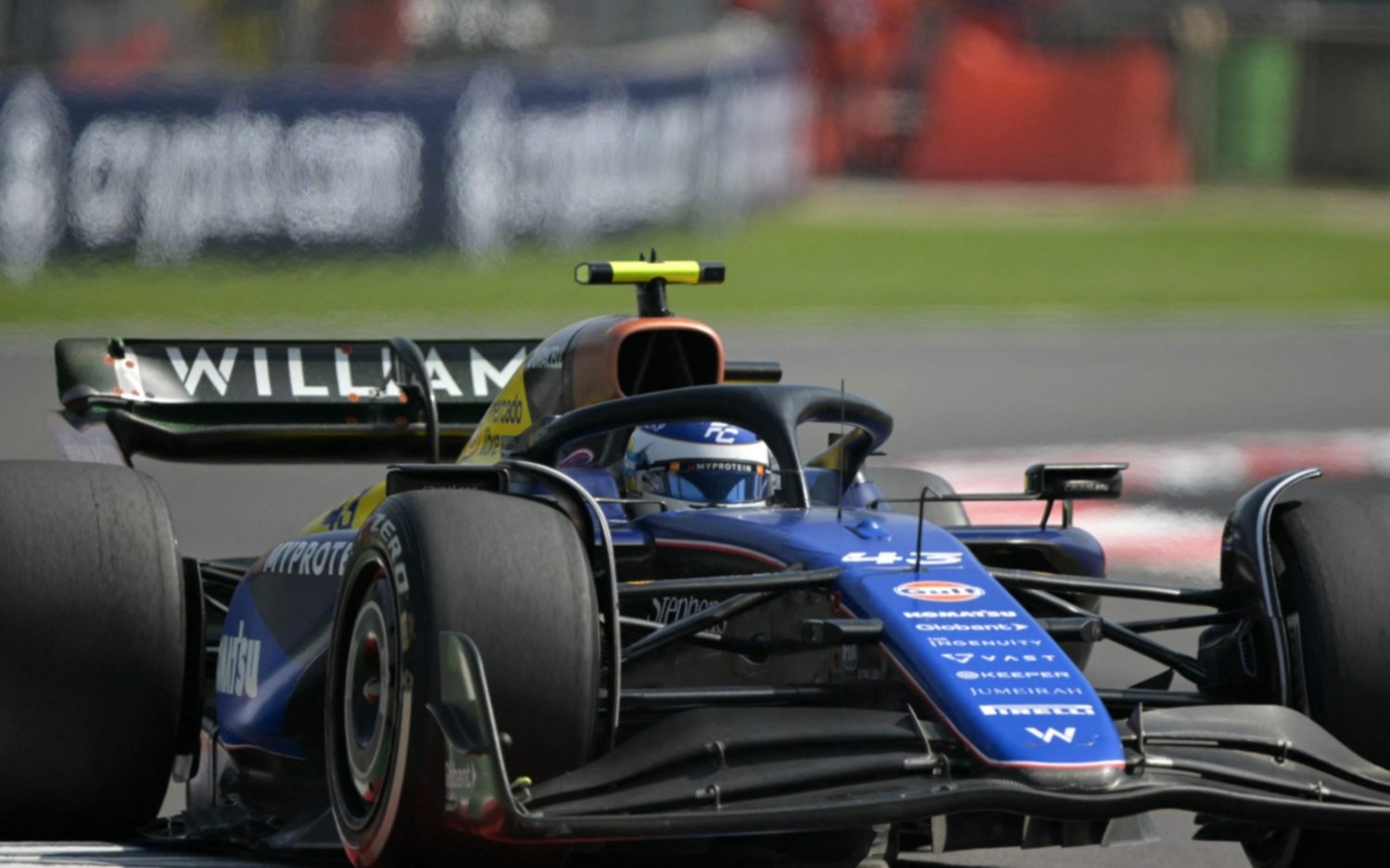 Franco Colapinto tuvo una jornada positiva en el primer día de prueba del GP de México