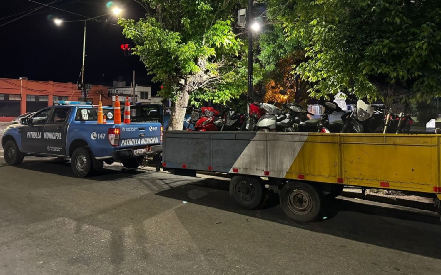 Operativos anti motochorros en La Plata: puntos críticos y secuestro de motos