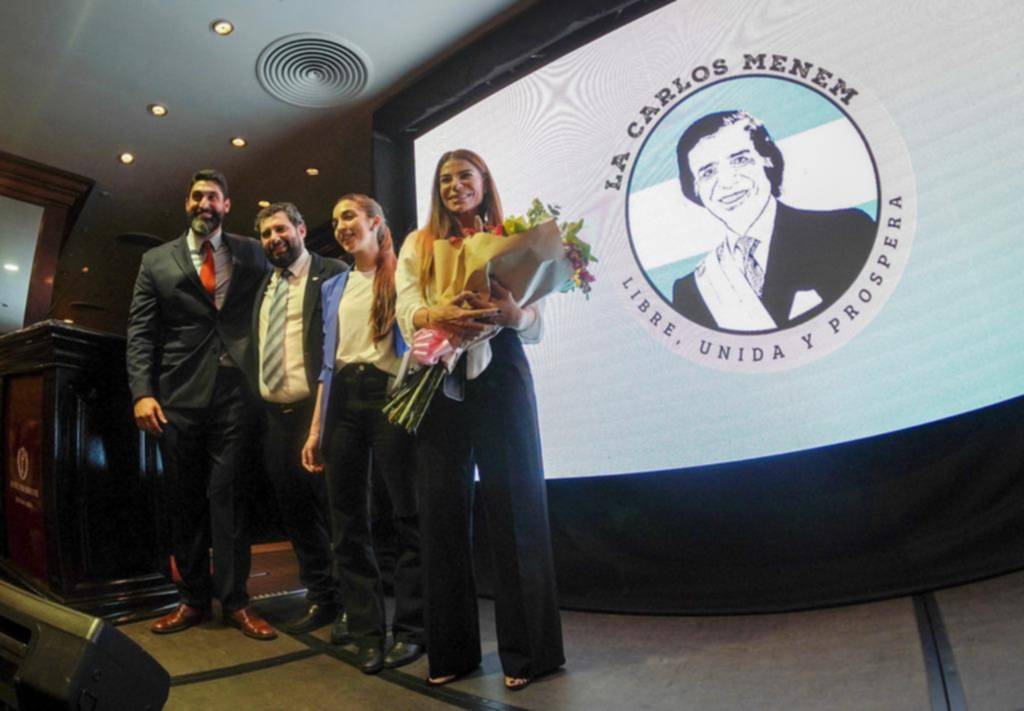 Con Zulemita, militantes libertarios lanzaron la agrupación La Carlos Menem