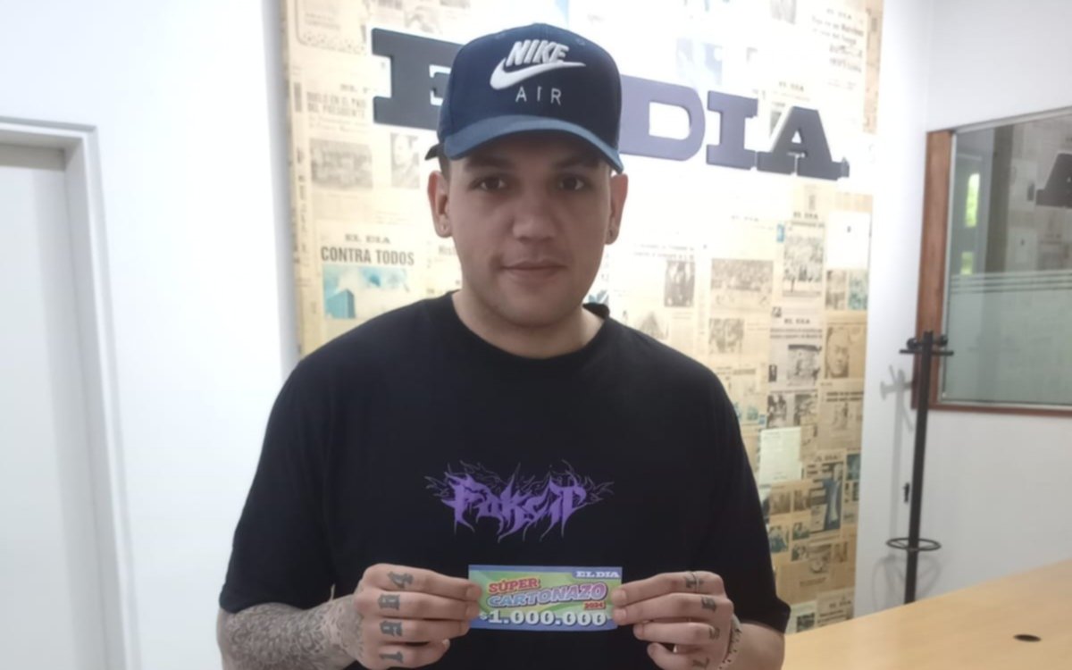 $4.000.000: el Cartonazo de EL DIA premió a un joven lector de Berisso