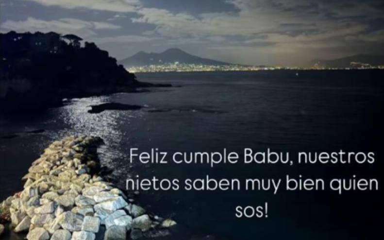 El amoroso mensaje de Claudia para Diego