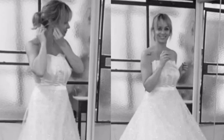Lista para dar el "Si, quiero": Caramelito mostró el vestido que usará en su casamiento con Damián Giorgiutti