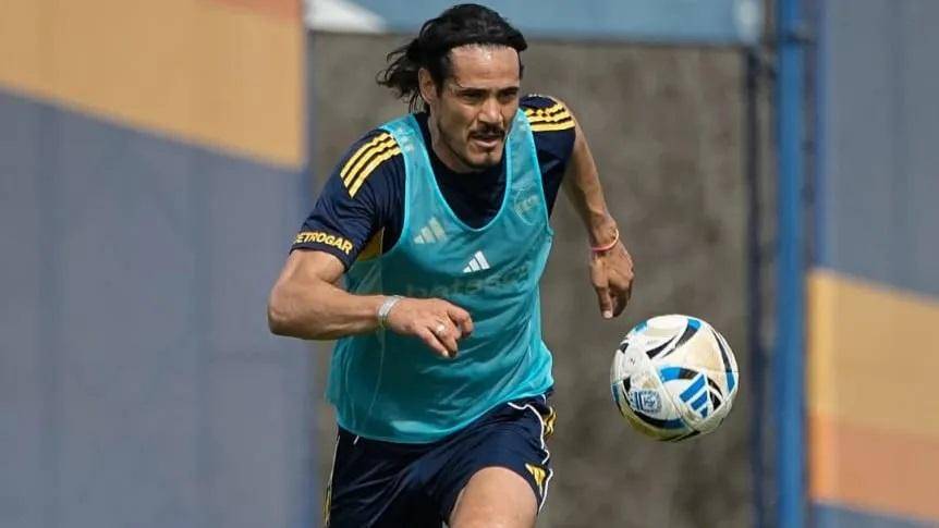 Sin Russo, Boca espera por Cavani y Palacios