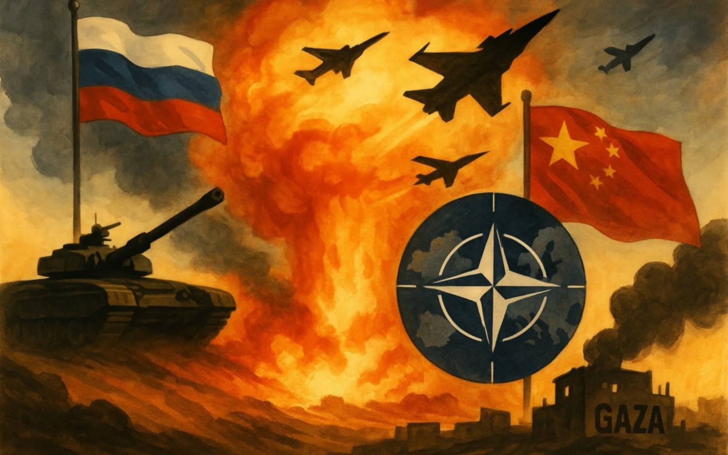 Crece el temor por posibles guerras en Asia y Europa que pueden causar un conflicto global