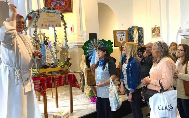 La Diócesis de Quilmes recibirá la imagen de la Virgen de Luján y la acompañará por un año