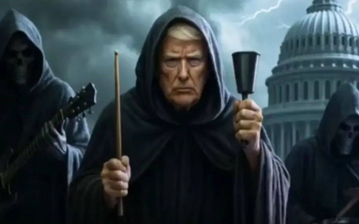"No teman a la muerte": Trump lanzó un extraños video creado con IA en medio del cierre gubernamental de EE.UU