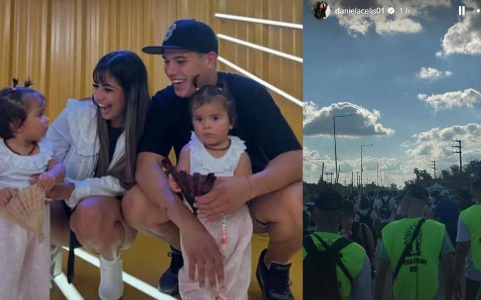 Rezo por vos:  Daniela Celis se sumó a la peregrinación a Luján para pedir por Thiago Medina