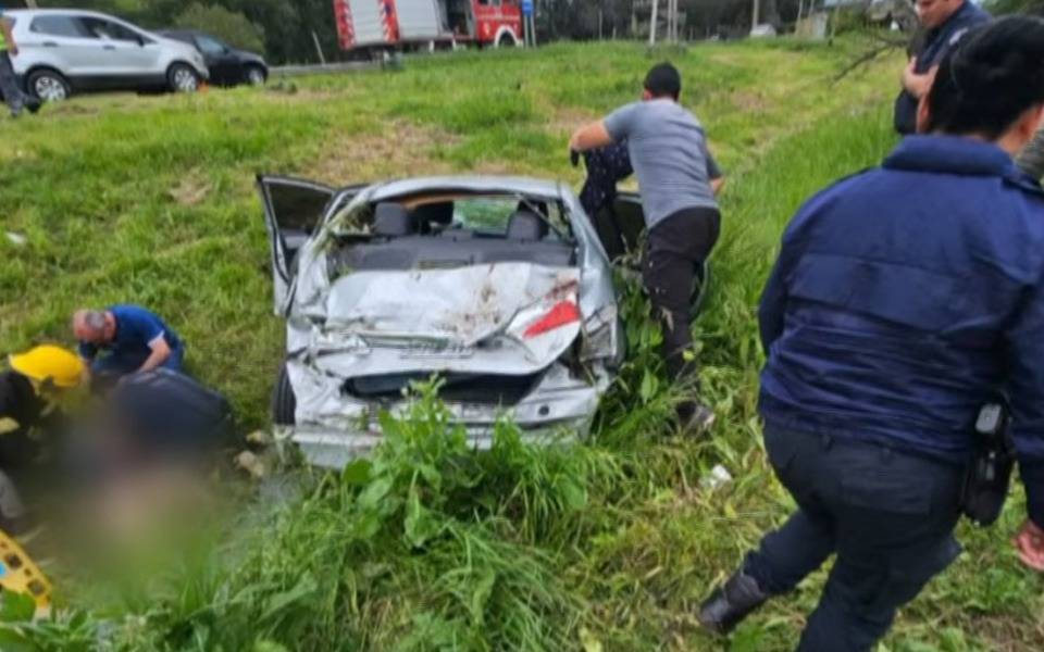 Dos accidentes en la Ruta 2 dejaron un saldo de cuatro heridos