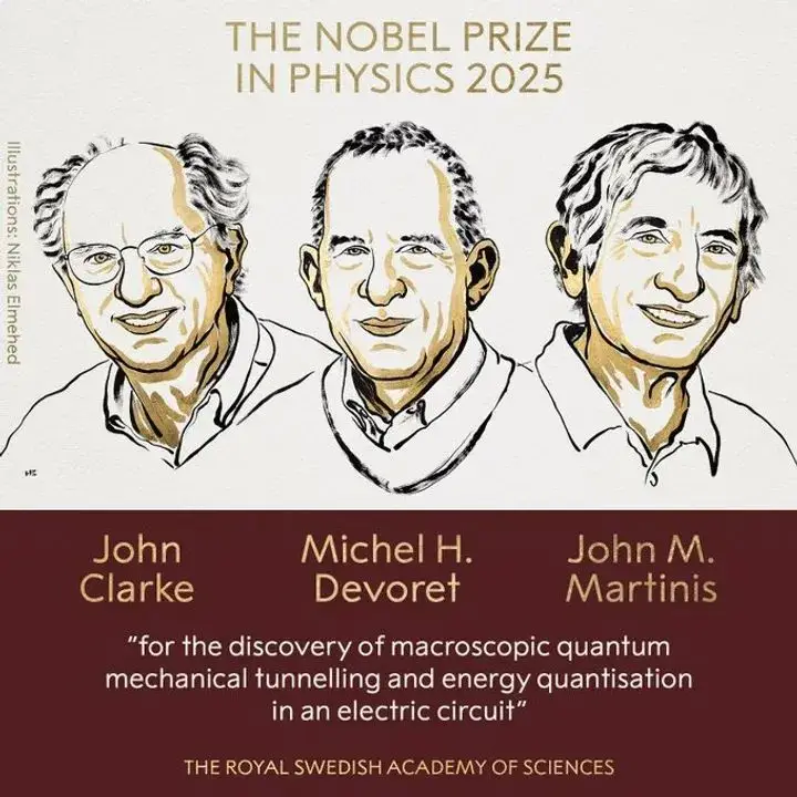 El premio Nobel de Física 2025, por el hallazgo del efecto túnel cuántico macroscópico