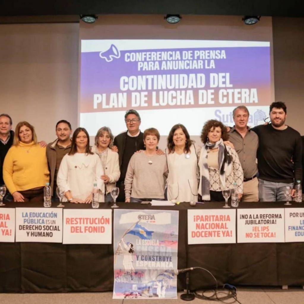 Protesta y paro de los docentes bonaerenses