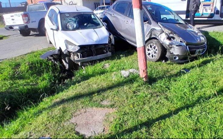 Fuerte choque en La Plata dejó a un hombre hospitalizado 