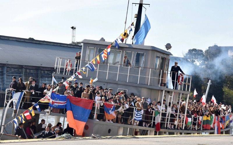 La Fiesta Provincial del Inmigrante: llega el Desembarco simbólico, el momento más emotivo