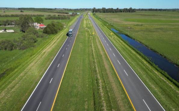 Finalizaron las obras de repavimentación en la Ruta 63 entre Tordillo y Dolores