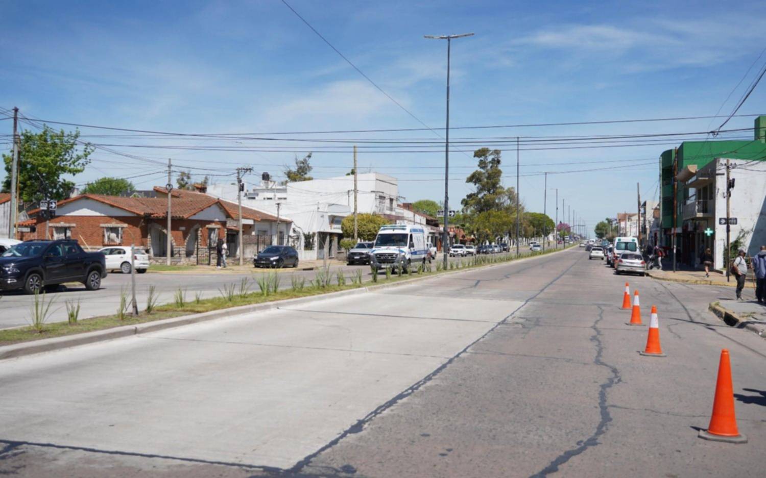 Inauguraron el primer tramo de las obras de la avenida 44 en La Plata