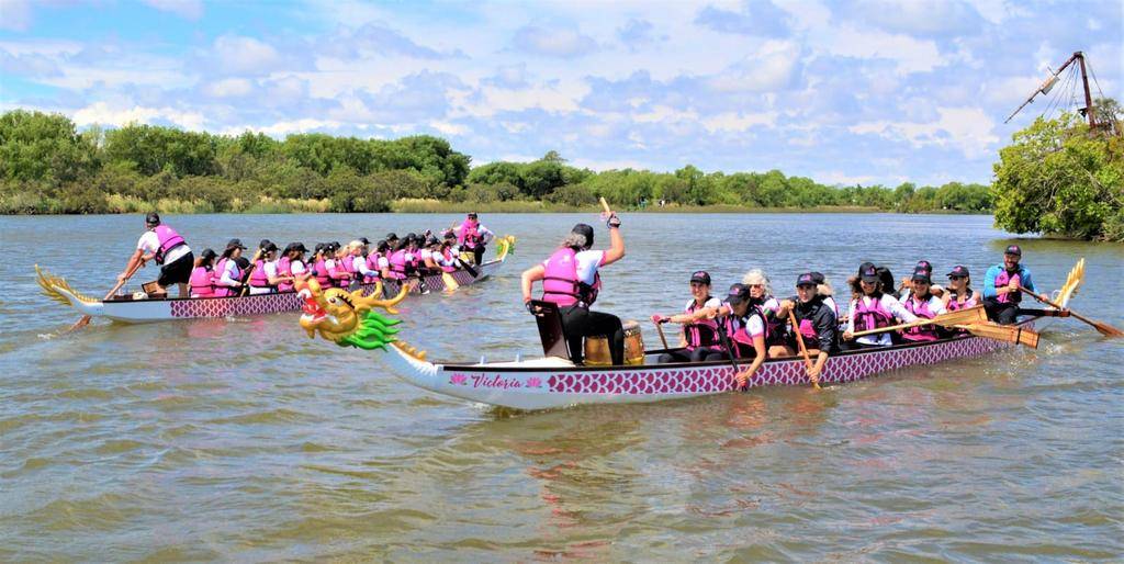 Dragones Rosas: mujeres que reman contra la adversidad