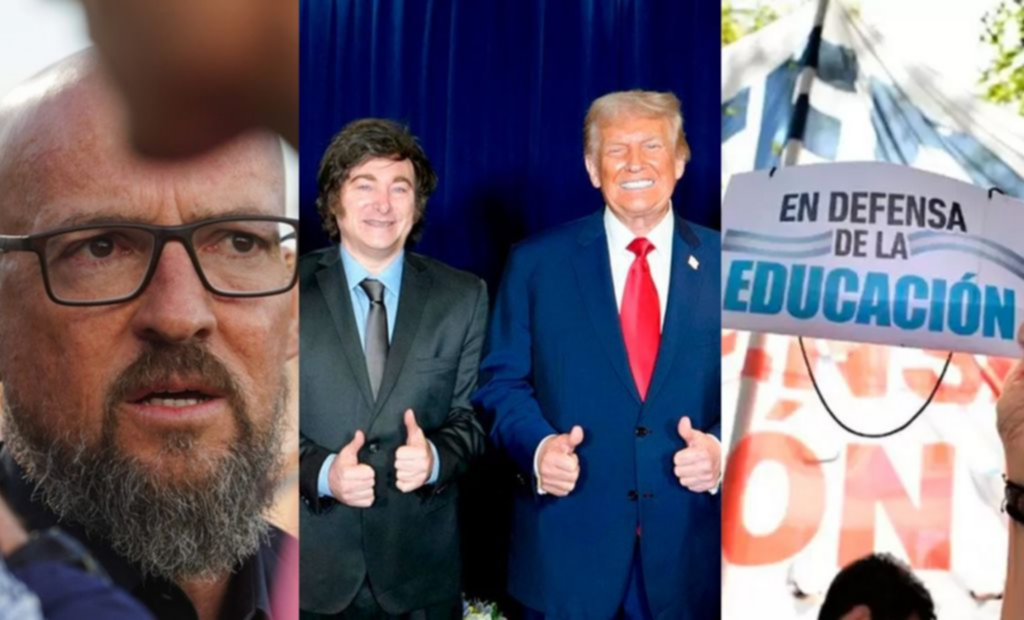 14/10/2025 | UN DÍA MÁS.- Más caos en Gimnasia, nuevo paro docente y otra reunión de Milei con Trump