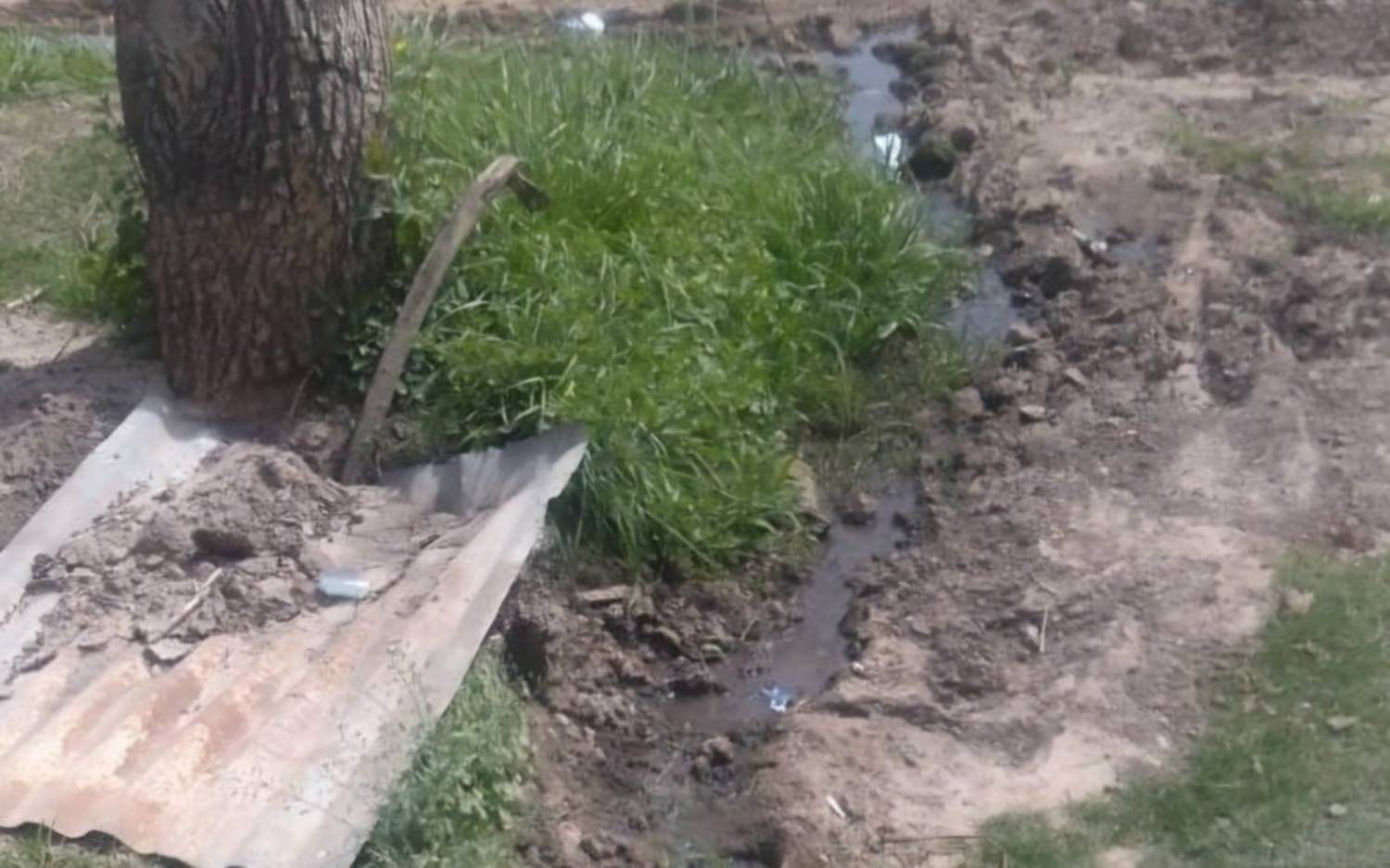 Vecinos de Ramallo reclaman por un desborde cloacal que lleva dos meses