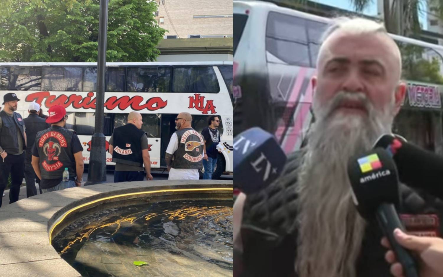 "La Plata está de fiesta": habló uno de los motoqueros de "Hells Angels"