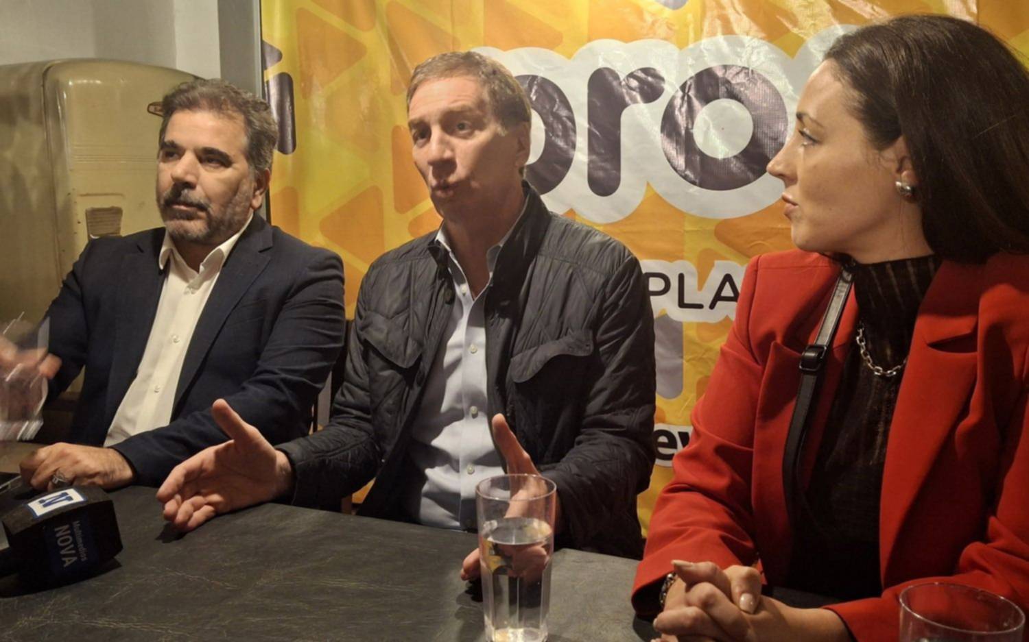 Diego Santilli en La Plata: dijo que es “difícil” hacer campaña con José Luis Espert en la boleta