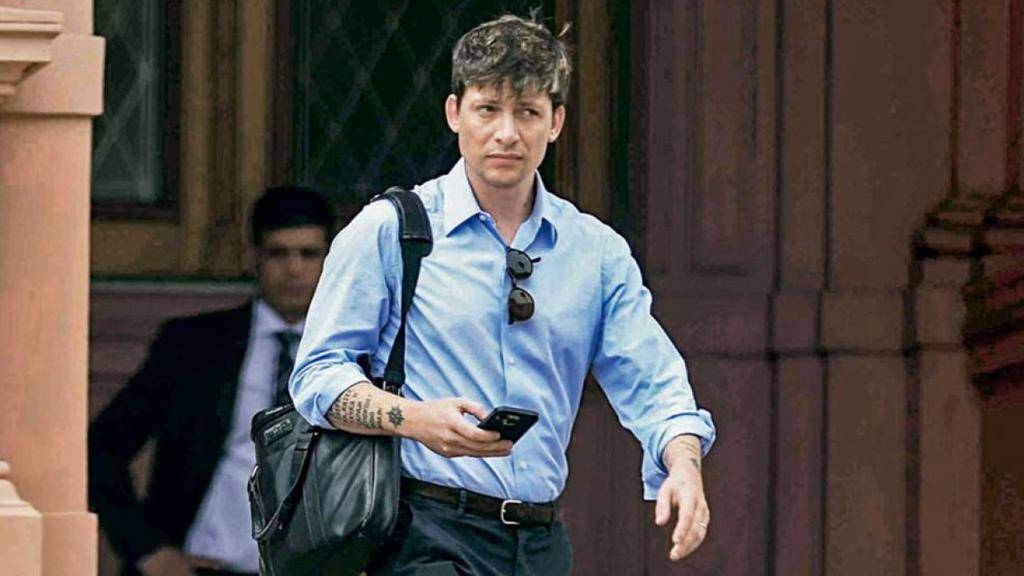 Santiago Caputo coincidió con el expresidente