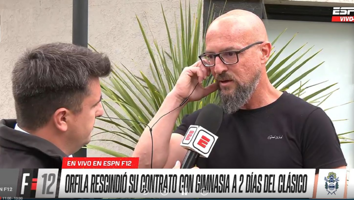 Orfila rompió el silencio en cámara y tiró nafta al fuego: "Gimnasia repite un patrón que en algún momento tiene que modificar"